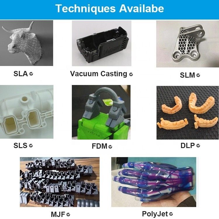 Услуги по быстрому прототипированию SLA, SLS и DLP